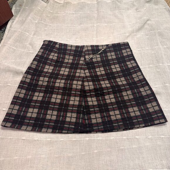 Princess VERA WANG Designer Quilted Plaid Mini Skirt Y2K POSH 90s Junior's 9 GUC - Picture 9 of 15